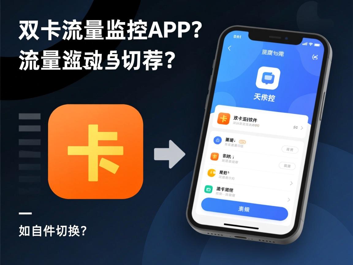 卡流量的软件_双卡流量监控APP推荐？如何实现流量自动切换？