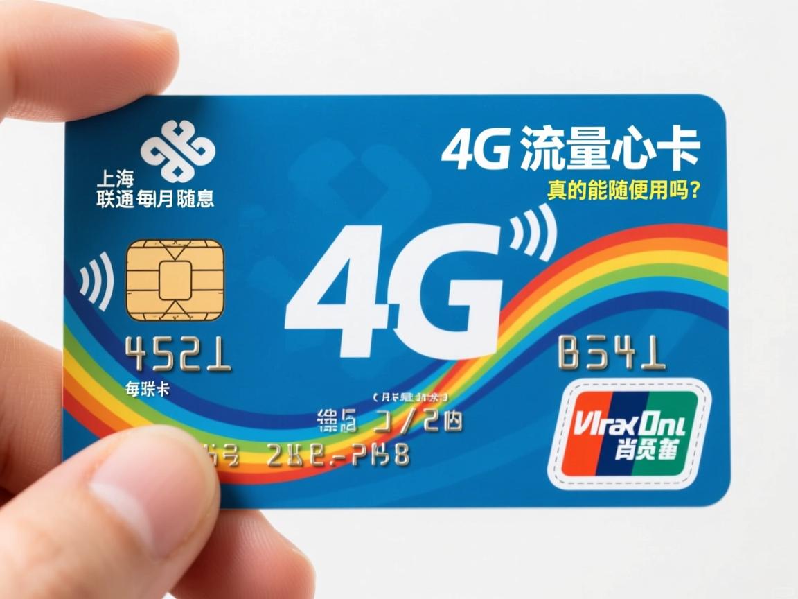 上海联通4G流量随心卡,每个月流量真的能随便用吗?