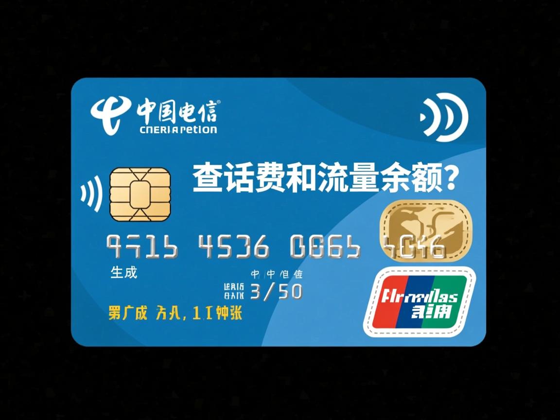 电信卡怎么查话费和流量余额？