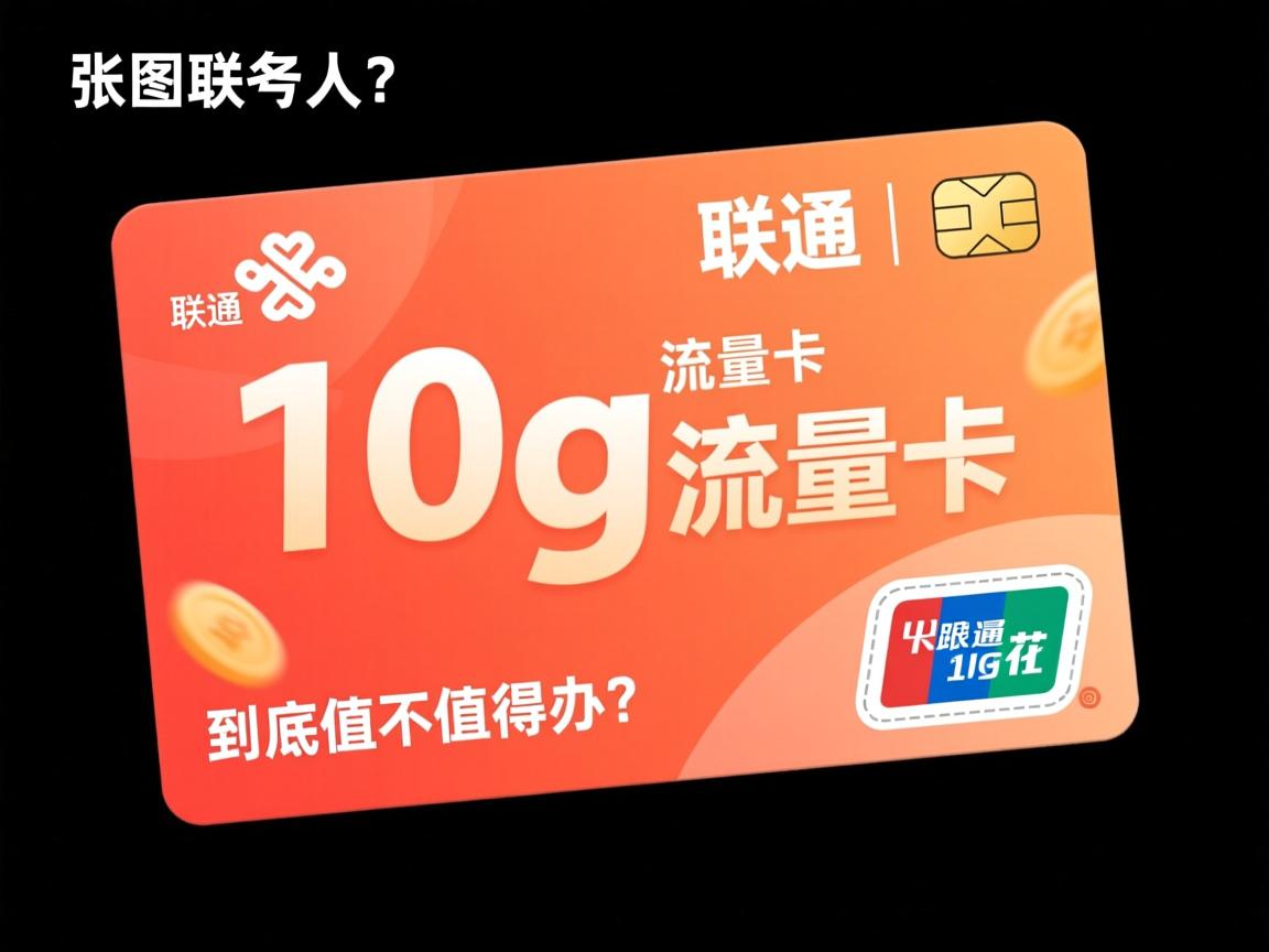 联通10g流量卡，到底值不值得办？