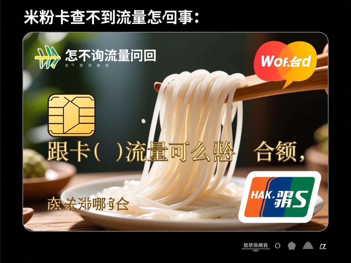 米粉卡查不到流量怎么回事，怎么查询准确余额，解决方法有哪些？