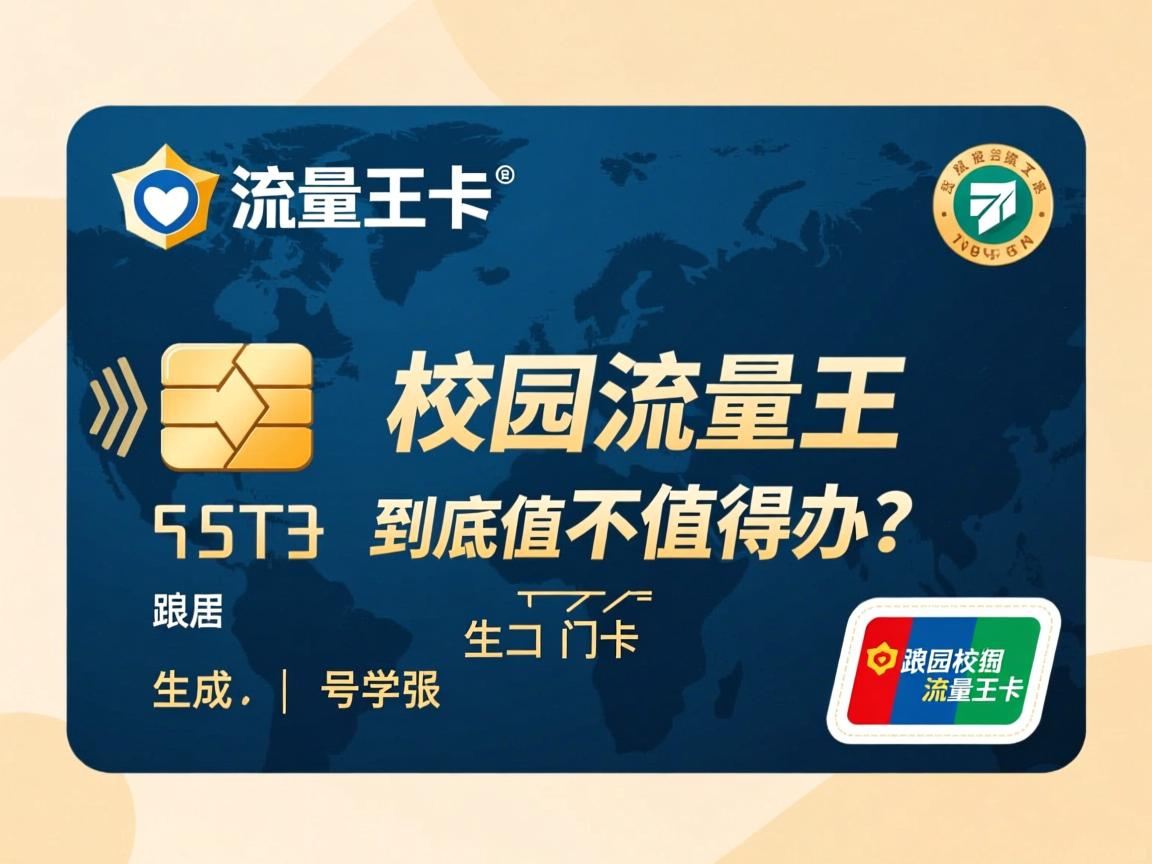 校园流量王卡到底值不值得办？
