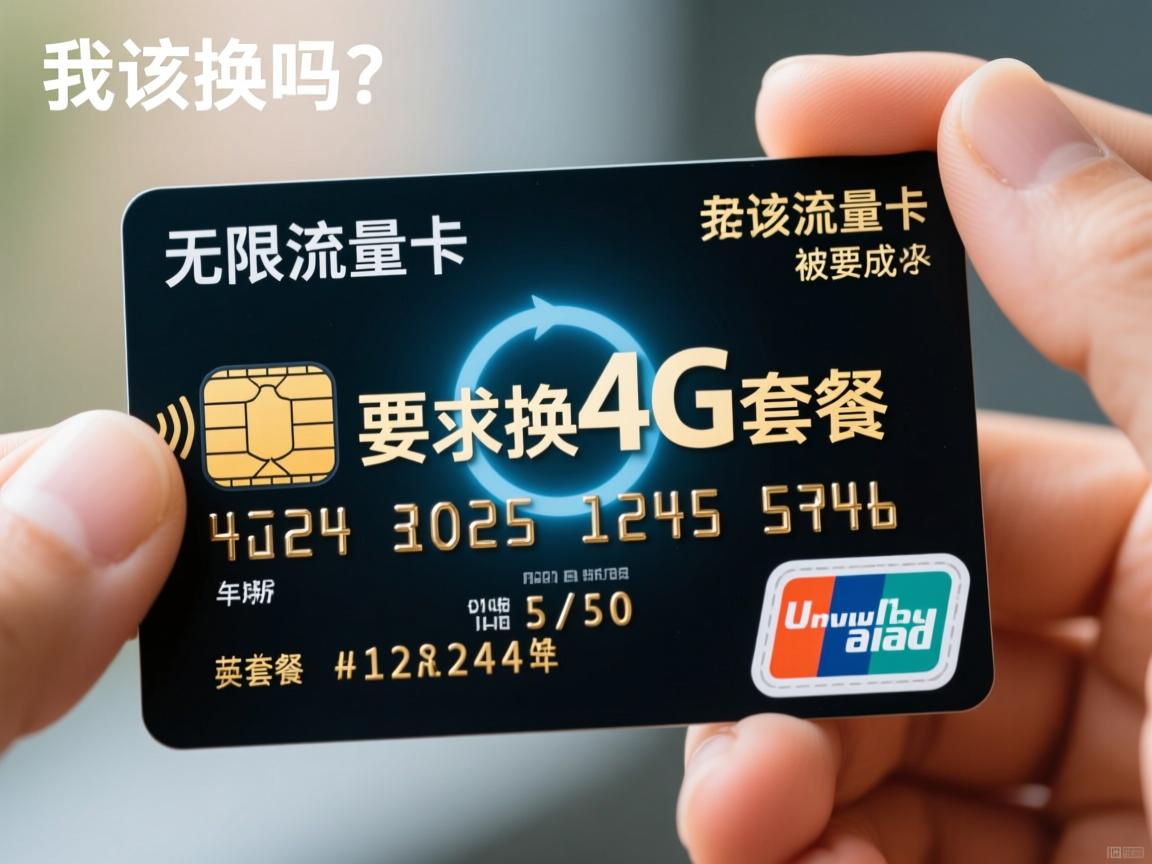 老无限流量卡被要求换4g套餐，我该换吗？