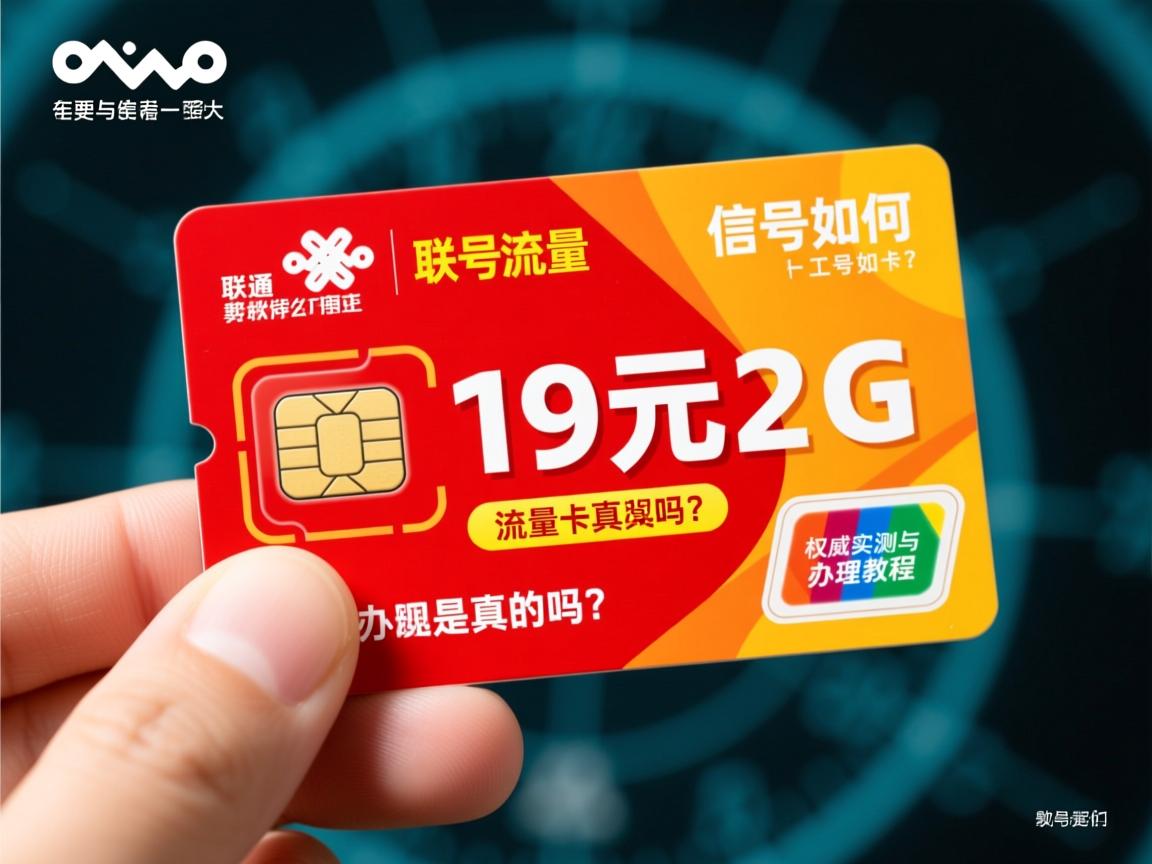 联通19元2g流量卡是真的吗？信号如何？权威实测与办理教程