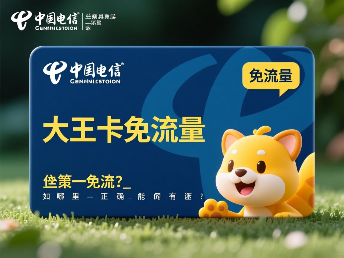 电信大王卡免流量的应用具体有哪些_如何正确设置才能真的免流？