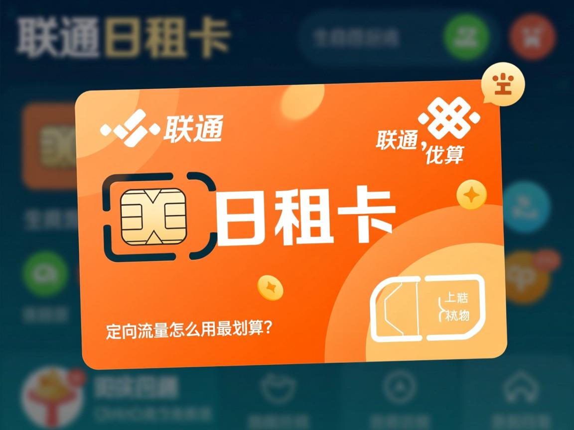联通日租卡的定向流量怎么用最划算？