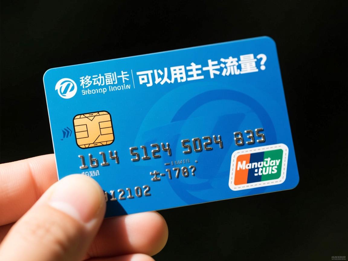 移动副卡可以用主卡的流量吗？