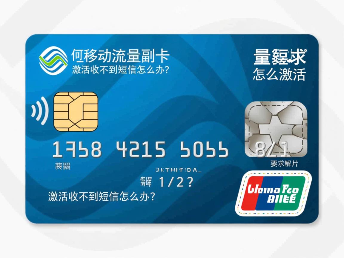 移动流量副卡怎么激活_激活收不到短信怎么办？详细解决方案