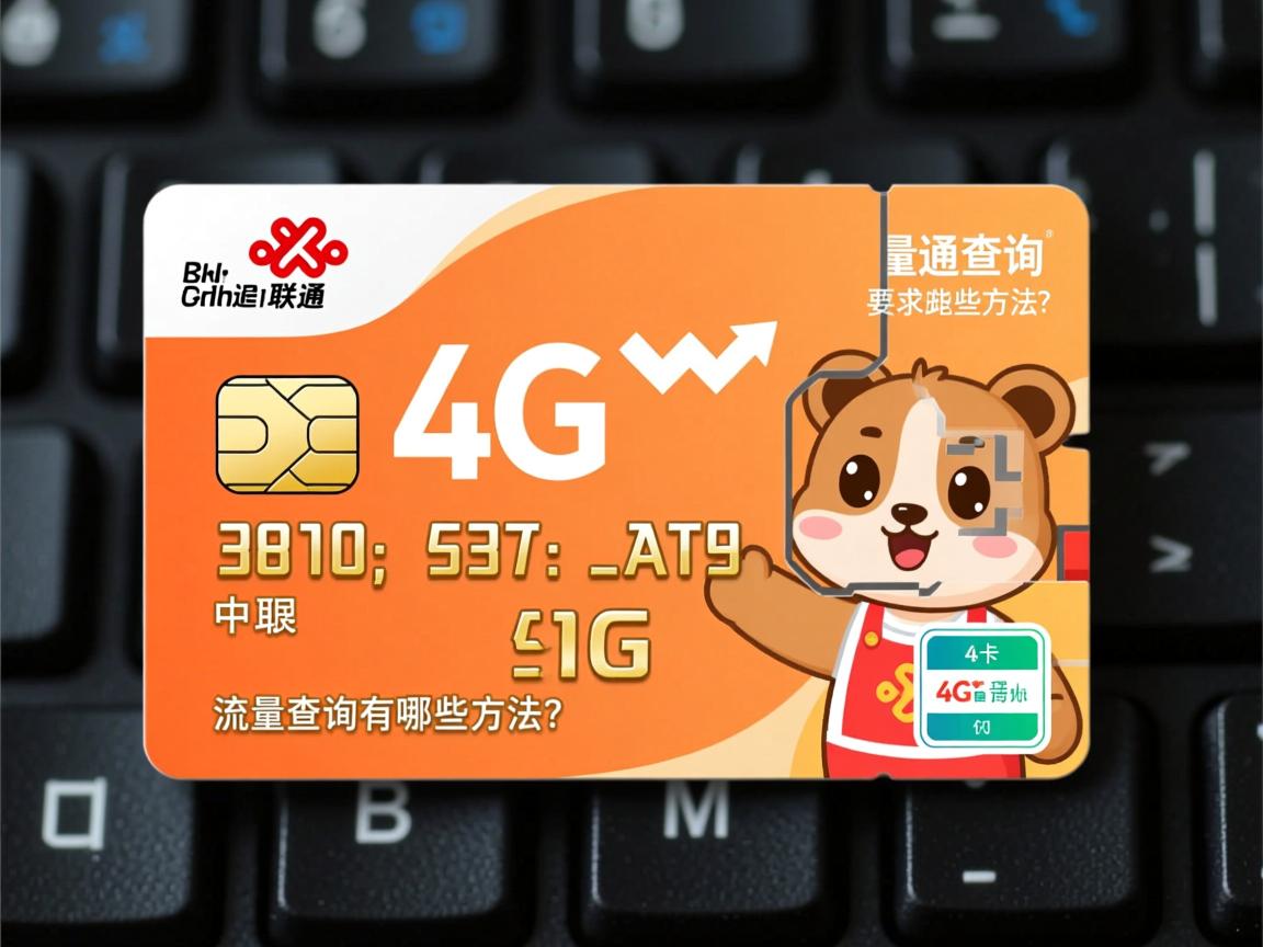联通4G卡流量查询有哪些方法？