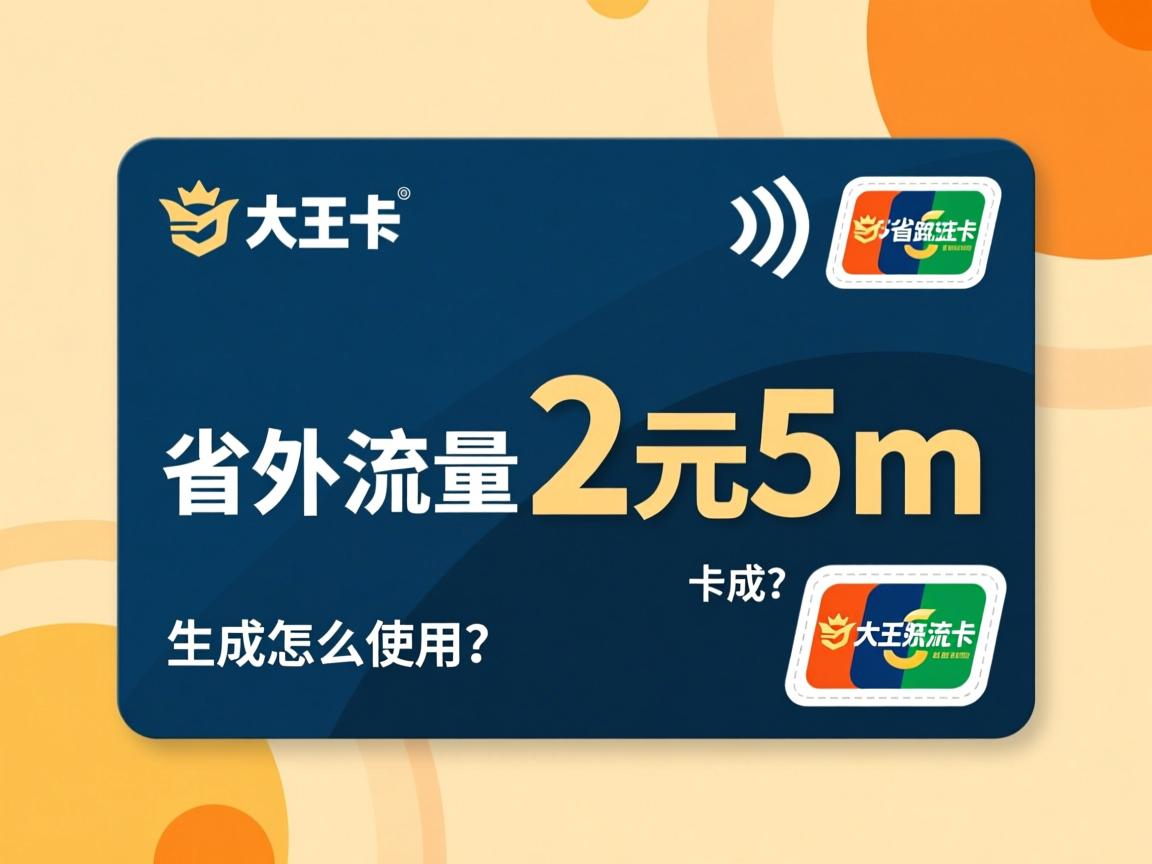 大王卡省外流量2元5m怎么使用？