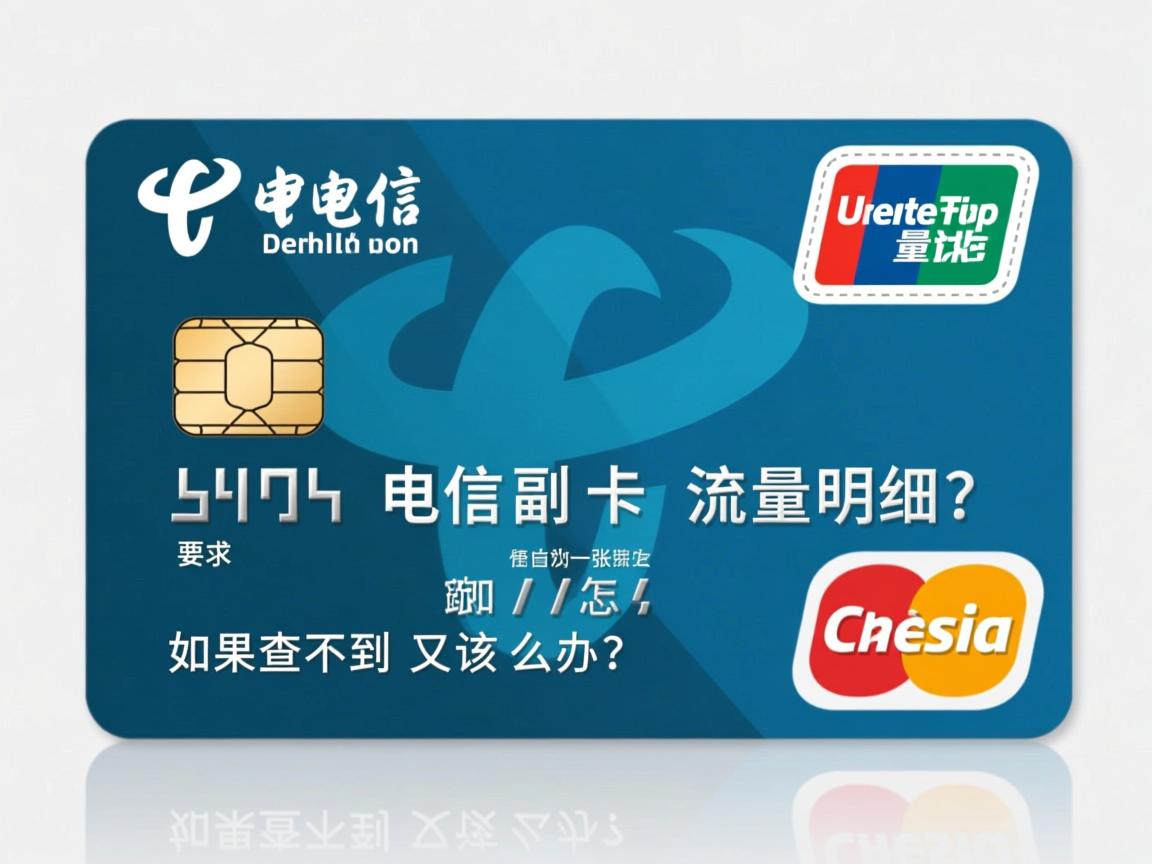 如何查电信副卡的流量明细？如果查不到又该怎么办？