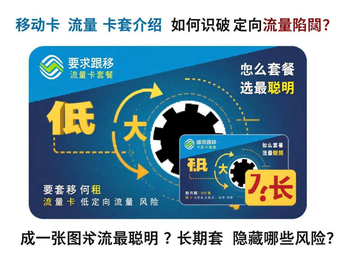 移动卡流量卡套餐介绍，如何识破定向流量陷阱？低月租大流量套餐怎么选最聪明？长期套餐隐藏哪些风险？