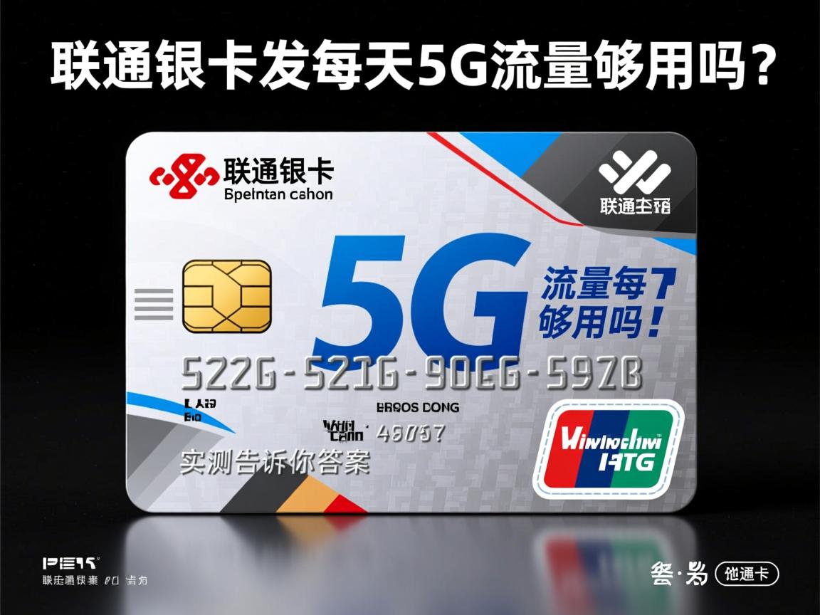 联通银卡每天5G流量够用吗？实测告诉你答案