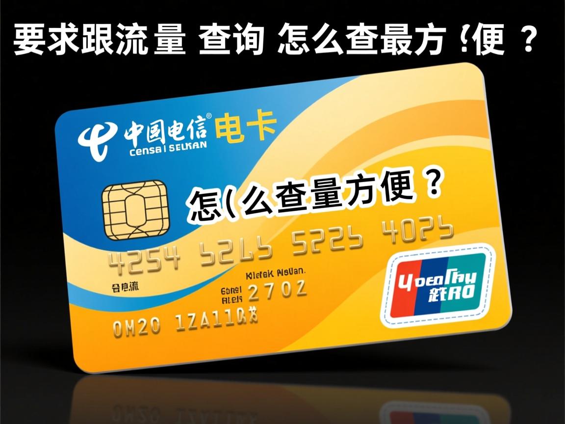 电信卡流量查询怎么查最方便？