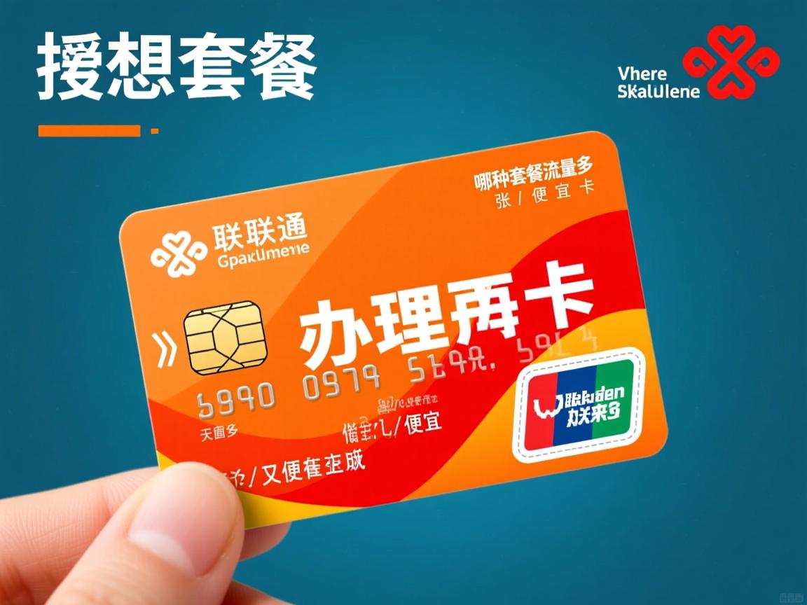 想办理联通卡，哪种套餐流量多又便宜？