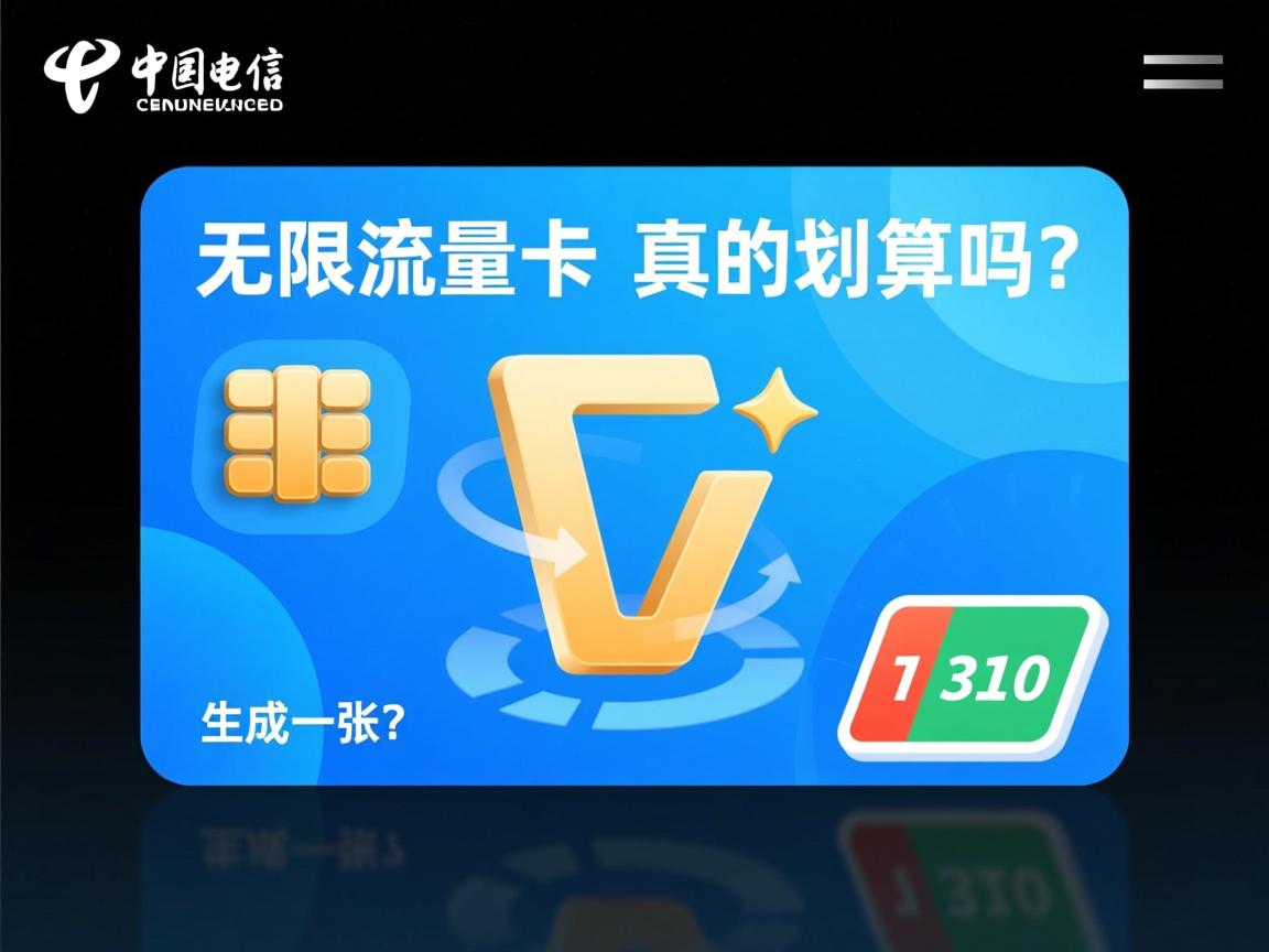 电信推出的无限流量卡真的划算吗？