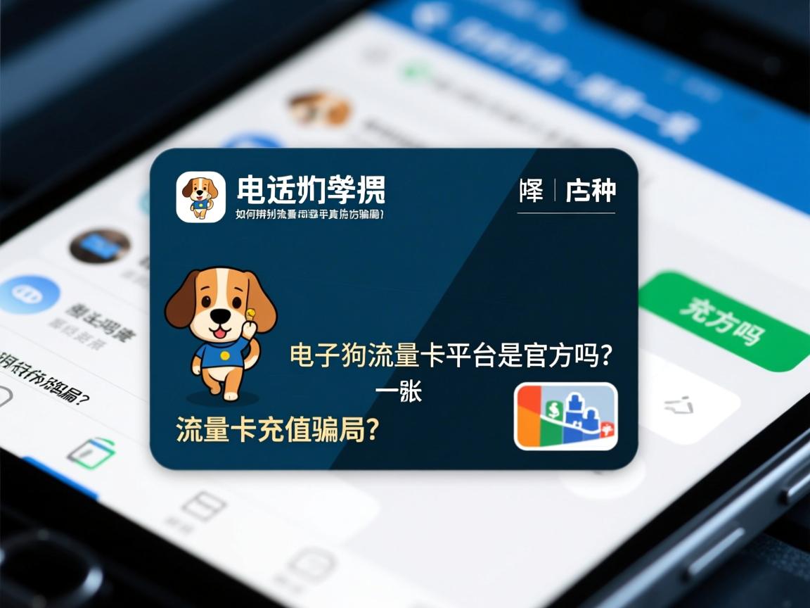 电子狗流量卡充值平台是官方吗？如何辨别真伪防骗局？
