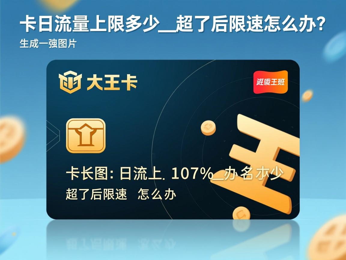 大王卡日流量上限是多少_超了后限速怎么办？