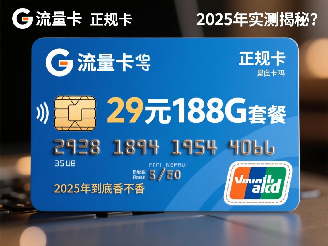 G流量卡是正规卡吗，29元188G套餐到底香不香，2025年实测揭秘？