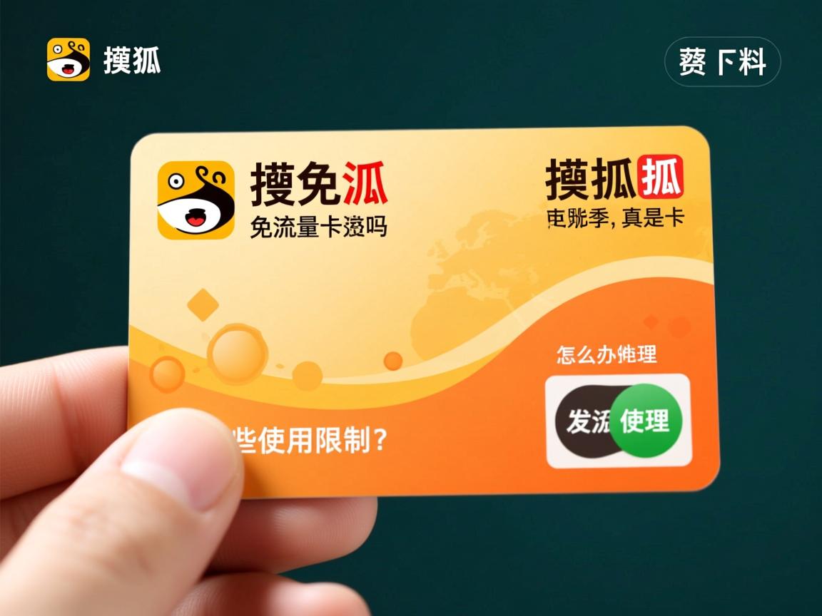 搜狐免流量卡是真的吗，怎么办理，有哪些使用限制？