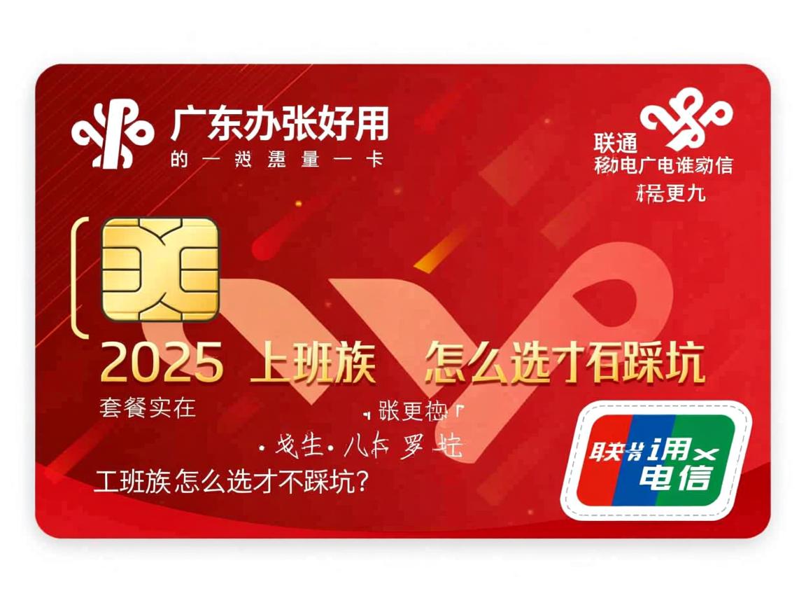 在广东想办张好用的流量卡，2025年联通移动电信广电谁家信号更稳、套餐更实在，学生和上班族该怎么选才不踩坑？