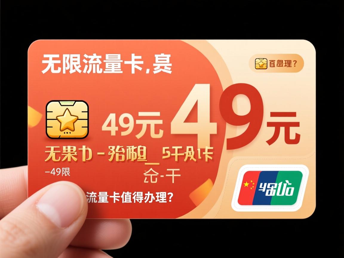 49元无限流量卡是真的吗_49元无限流量卡值得办理吗？