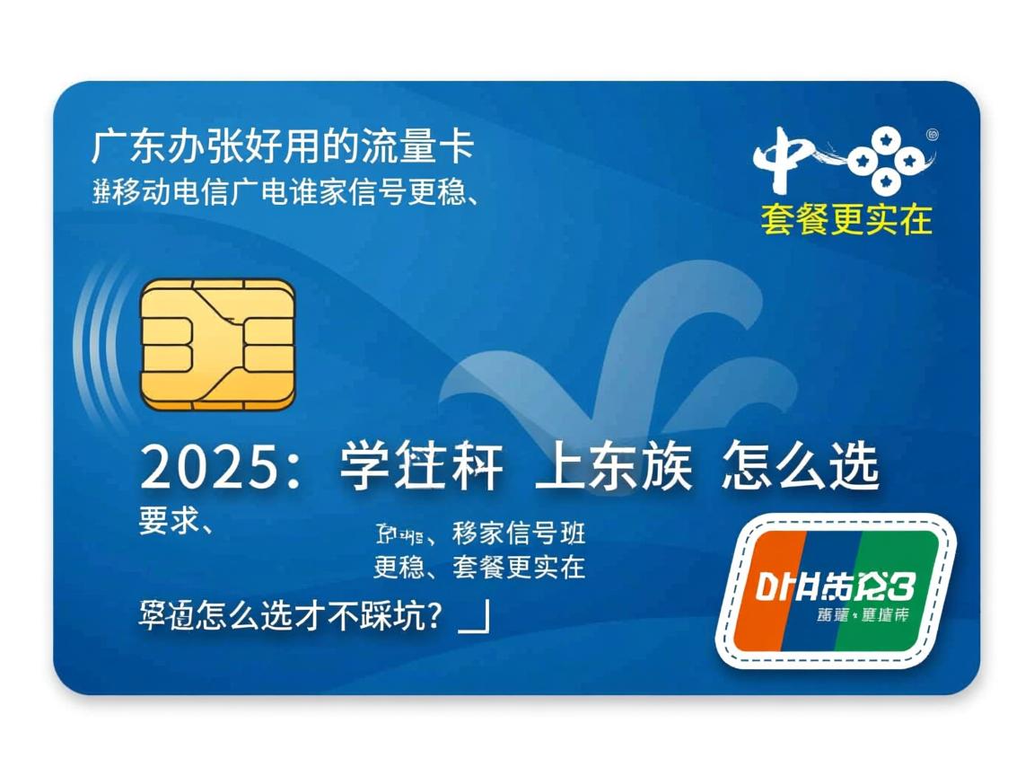 在广东想办张好用的流量卡，2025年联通移动电信广电谁家信号更稳、套餐更实在，学生和上班族该怎么选才不踩坑？_5