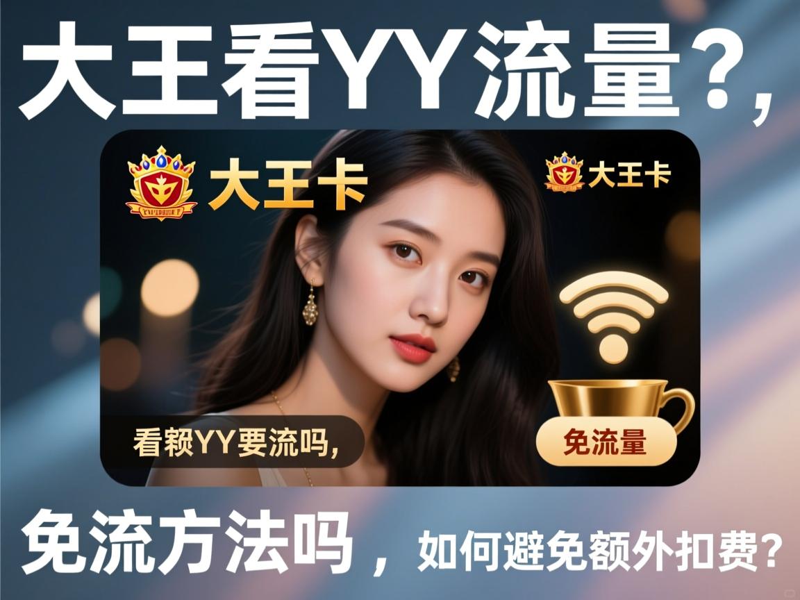 大王卡看yy要流量吗，免流方法有哪些，如何避免额外扣费？