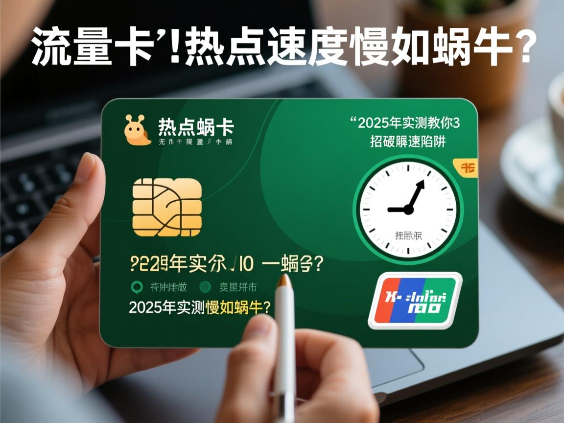 无限流量卡开热点速度慢如蜗牛?2025年实测教你3招破解限速陷阱