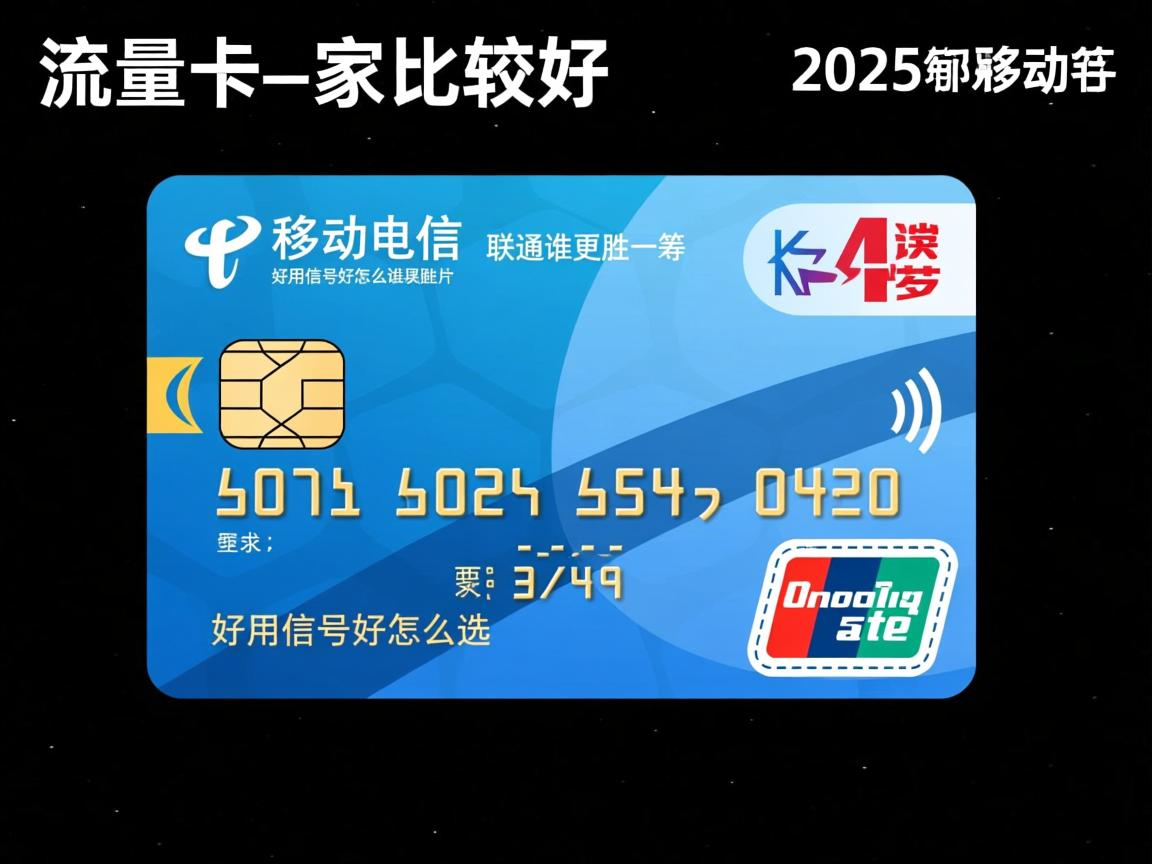 流量卡那家比较好,2025年移动电信联通谁更胜一筹_好用信号好怎么选