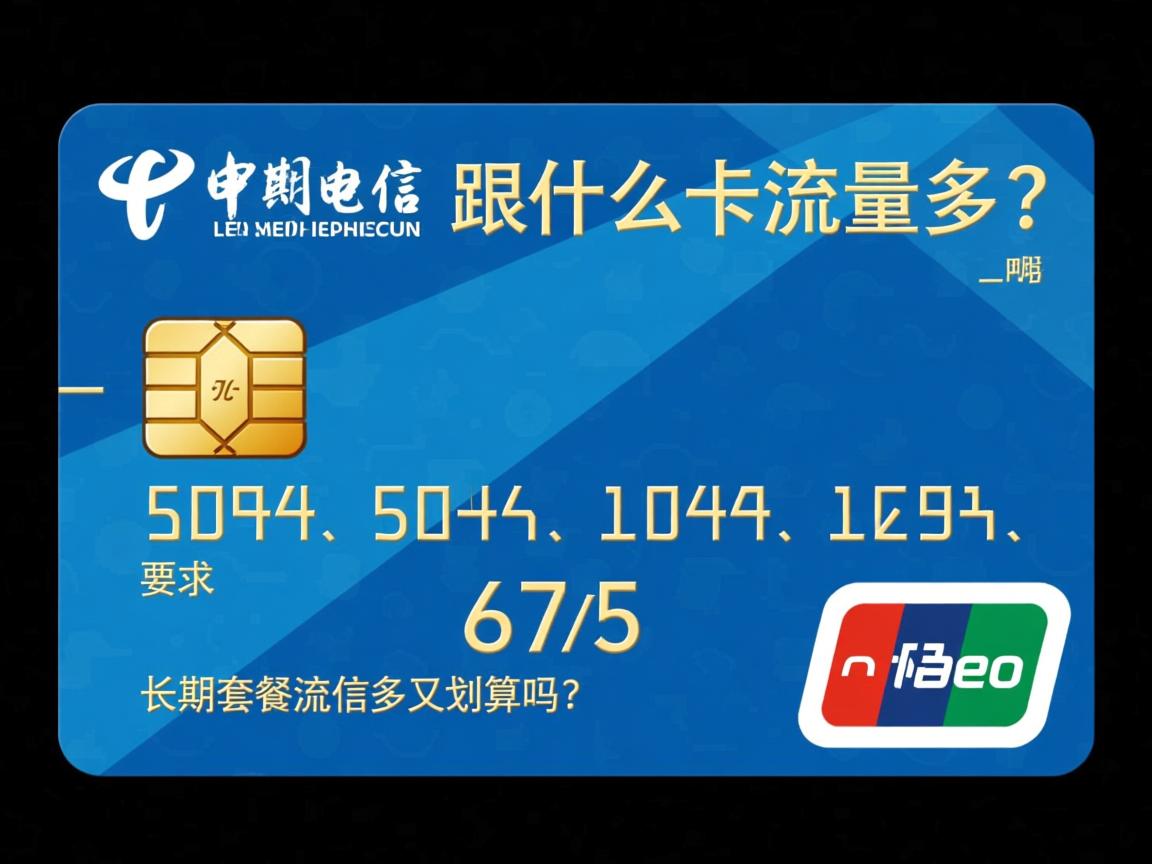 电信什么卡流量多？_长期套餐流量多又划算吗？