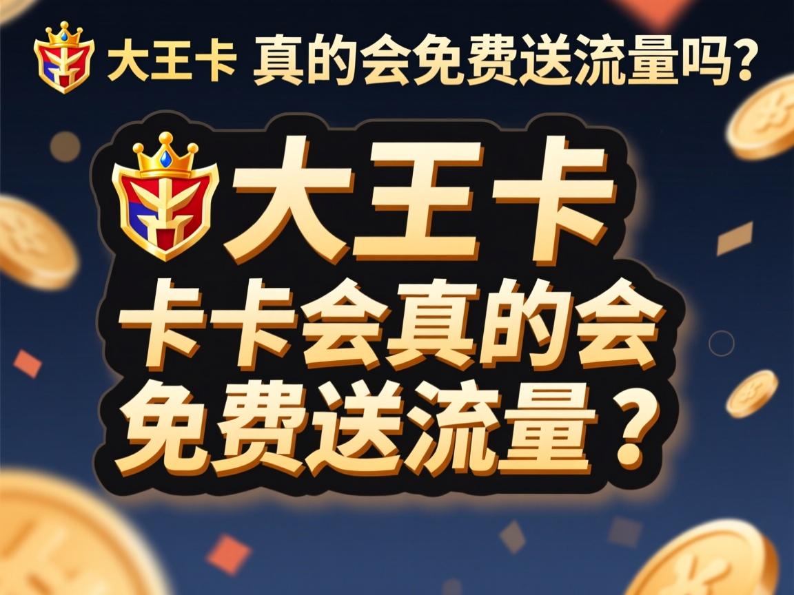大王卡真的会免费送流量吗？