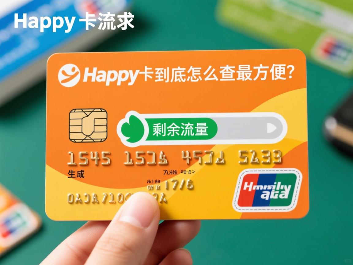 Happy卡的剩余流量,到底怎么查最方便?