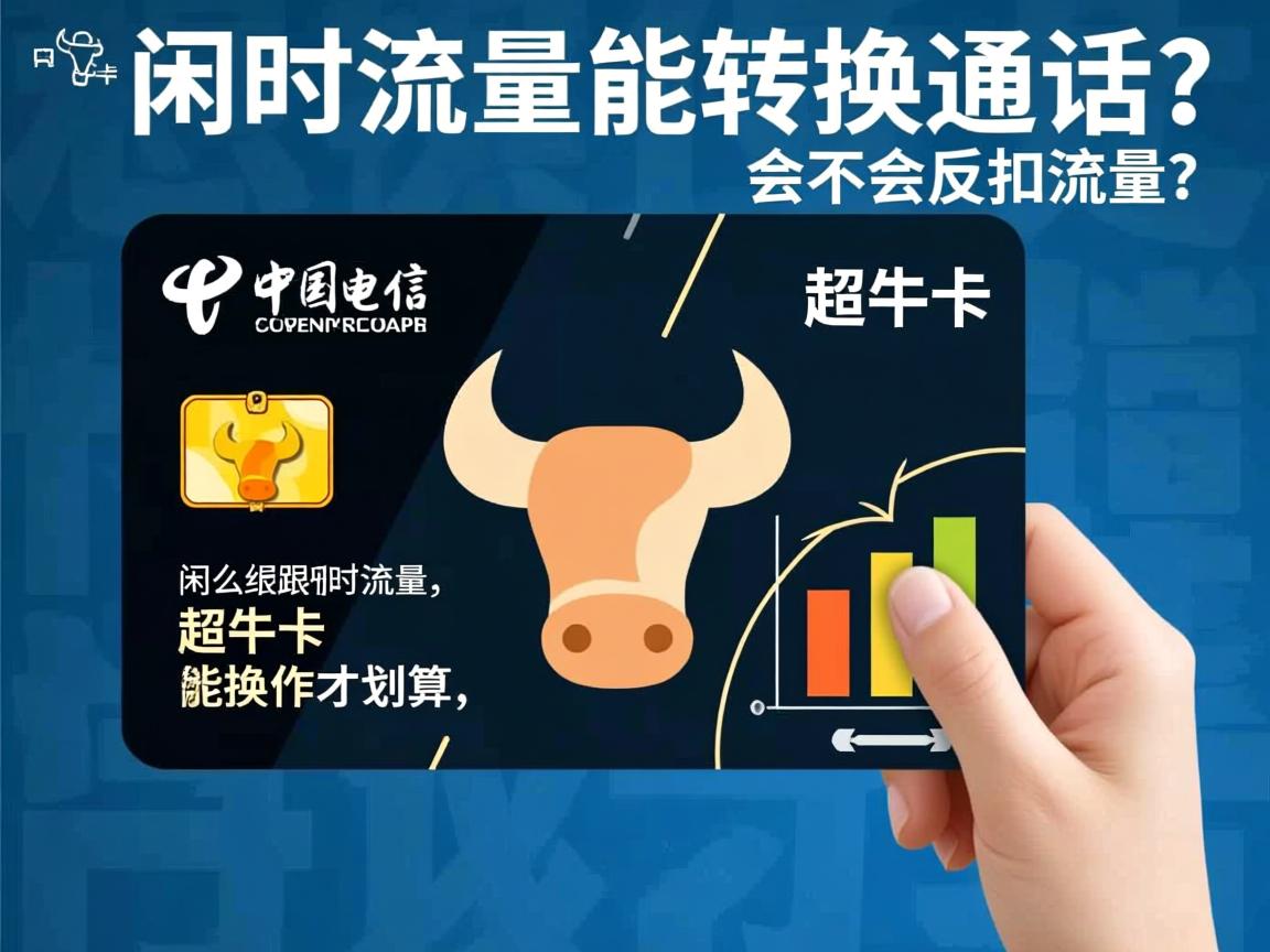 电信超牛卡闲时流量能转换通话吗，怎么操作才划算，会不会反扣流量？