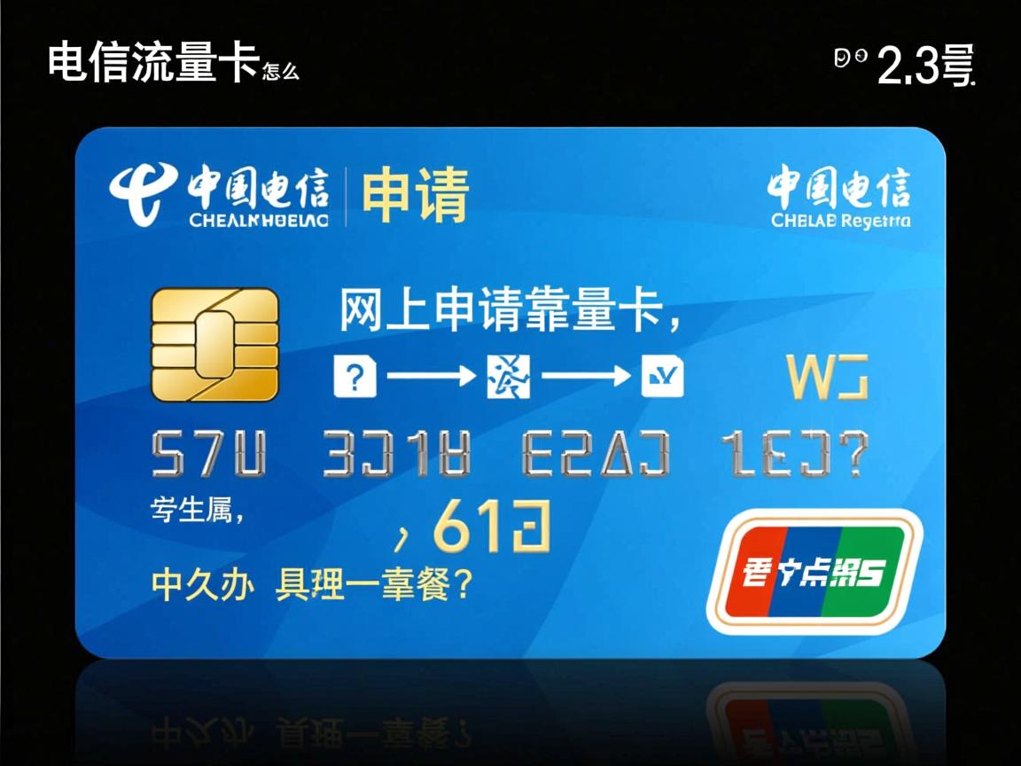 电信流量卡怎么申请，具体步骤和材料是什么？网上申请靠谱吗，一般多久能收到卡？学生办理有专属优惠套餐吗？