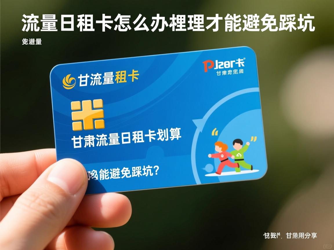 甘肃流量日租卡怎么办理才能避免踩坑？甘肃流量日租卡划算吗真实用户经验分享