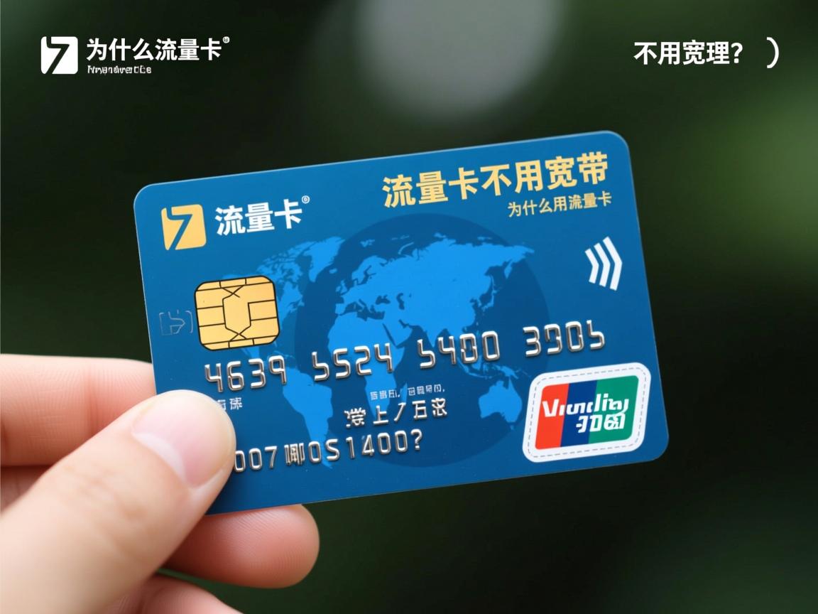 为什么用流量卡不用宽带？为什么用流量卡要去哪里办理？