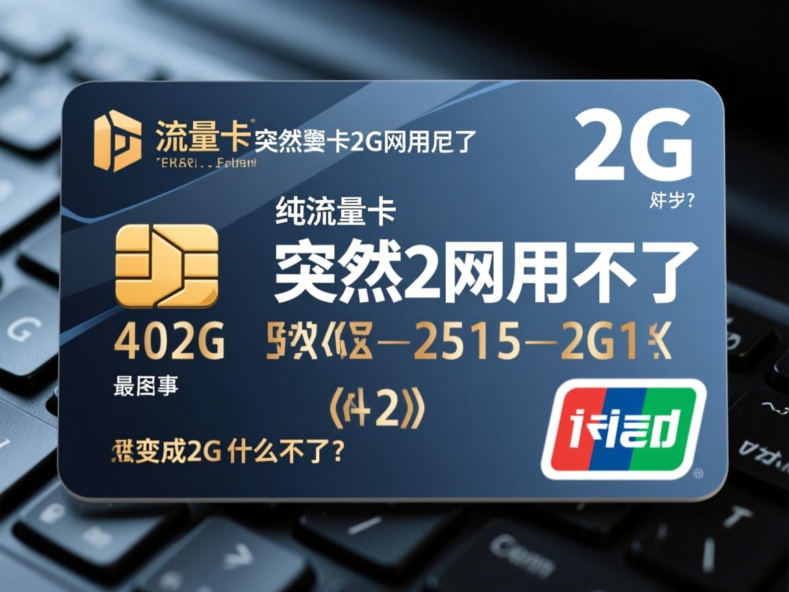 纯流量卡突然变成2G网用不了，怎么回事？