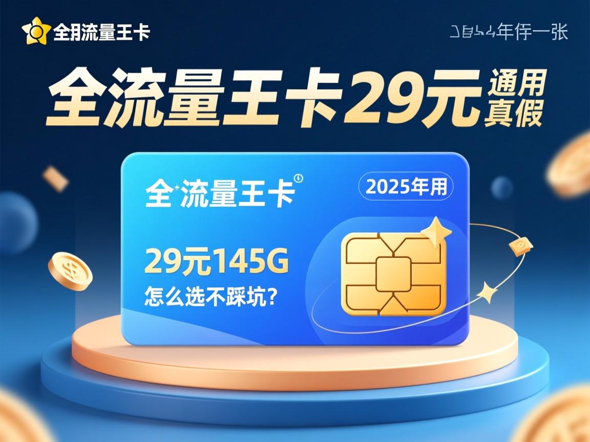 全国流量王卡29元145G通用是真是假，2025年长期套餐怎么选不踩坑？