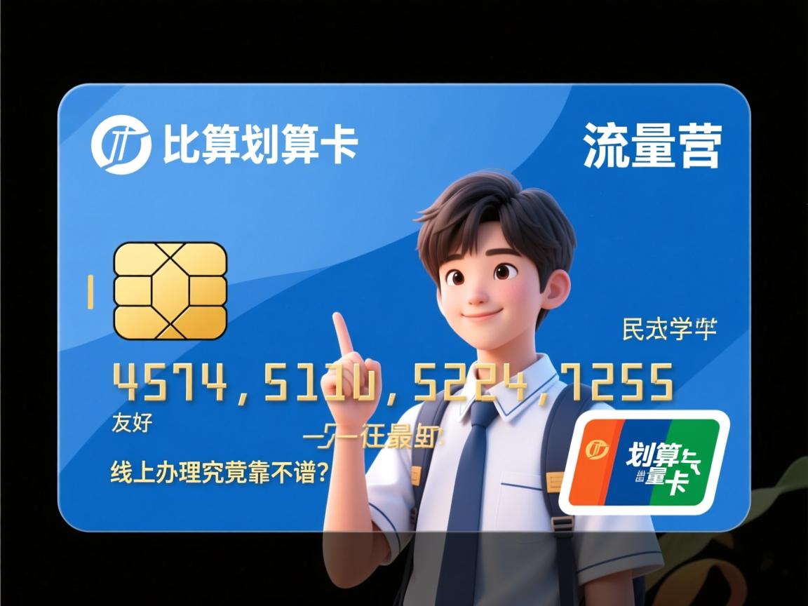 比较划算的流量卡，哪个运营商对学生最友好？线上办理究竟靠不靠谱？