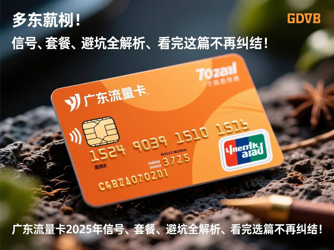 广东流量卡2025年终极选择指南：信号、套餐、避坑全解析，看完这篇不再纠结！
