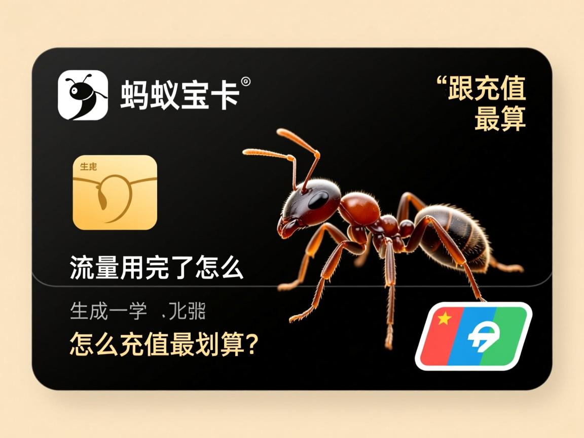 蚂蚁宝卡流量用完了怎么充值最划算？