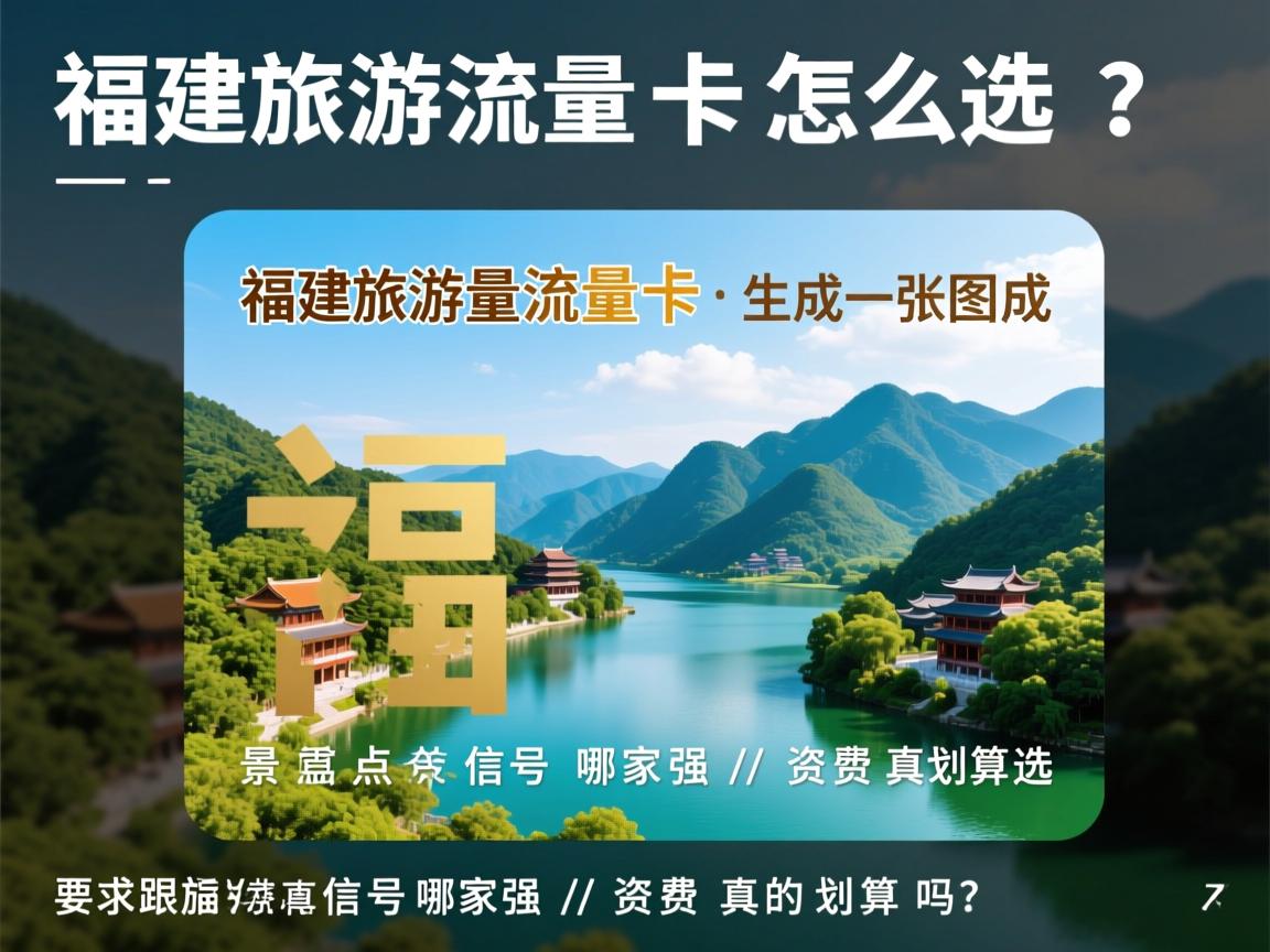 福建旅游流量卡怎么选，景点信号哪家强，资费真的划算吗？