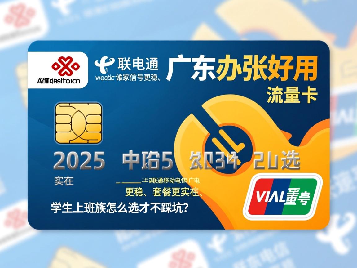 在广东想办张好用的流量卡,2025年联通移动电信广电谁家信号更稳、套餐更实在,学生和上班族该怎么选才不踩坑?_2