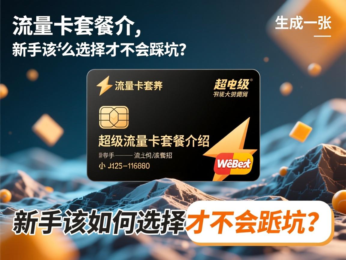 超级流量卡套餐介绍,新手该如何选择才不会踩坑?