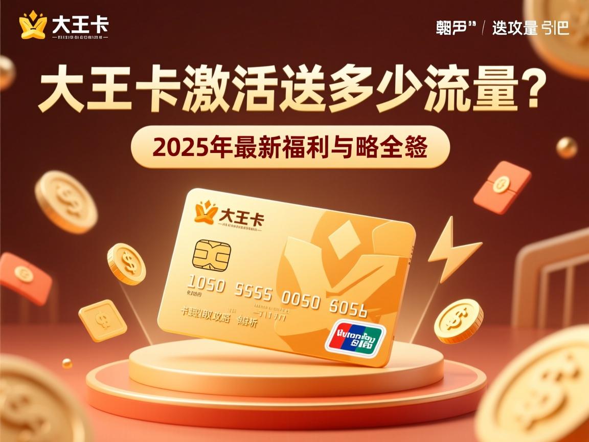 大王卡激活送多少流量？2025年最新福利与领取攻略全解析