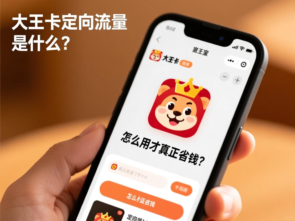 大王卡定向流量是什么？怎么用才真正省钱？