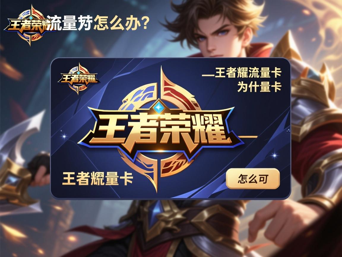 为什么用流量打王者荣耀卡_王者荣耀流量卡怎么办？