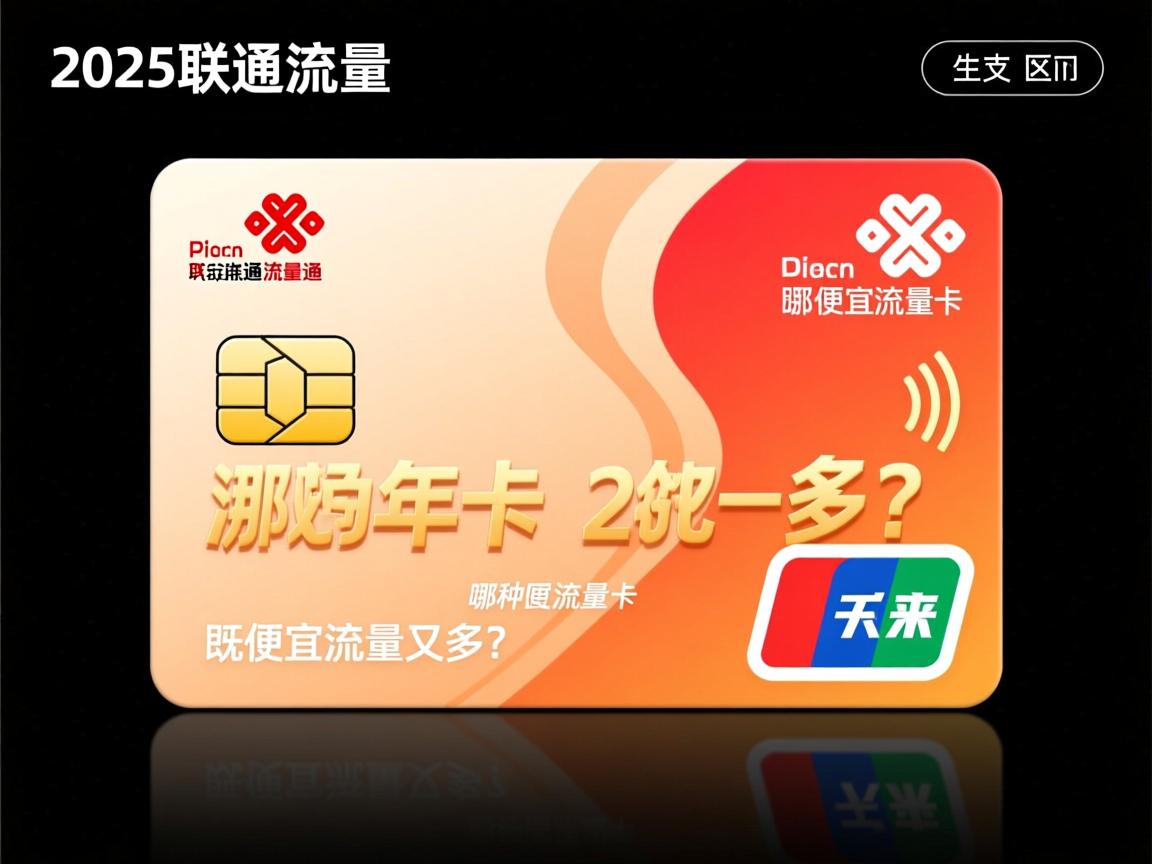 2025年联通哪种流量卡既便宜流量又多？