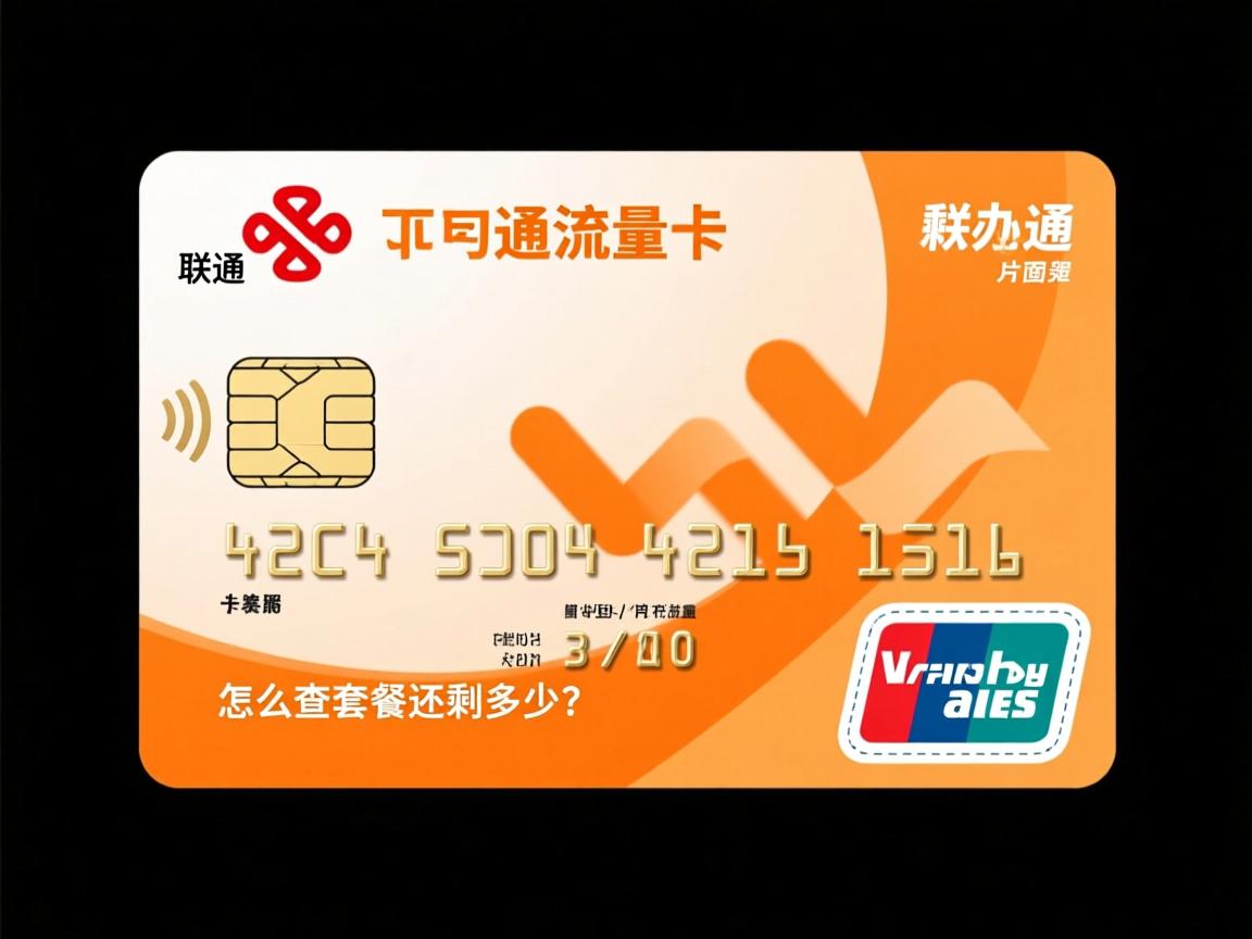 新办的联通流量卡，怎么查套餐还剩多少？